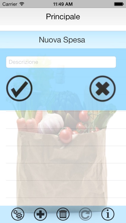 Lista Della Spesa ( my shopping list )