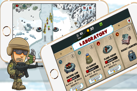 Arctic Defences - Defend Your Island And Beach From The Zombie Dictator screenshot 3