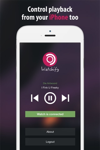 Watchify - for Spotify on Watch screenshot 2