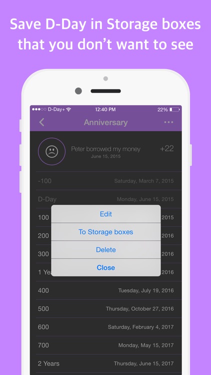 D-Day+ (anniversary, widget) screenshot-3
