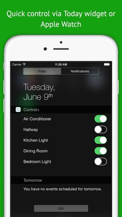 Screenshot #2 pour Control+ Quickly control your Belkin WeMo devices for Apple Watch