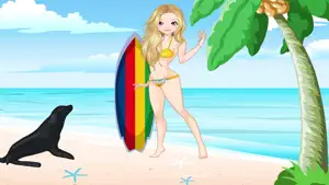 Tropical Fashion Models 2 - Dress up and make up game for kids who love fashion screenshot #5 for iPhone