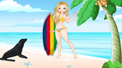 Tropical Fashion Models 2 - Dress up and make up game for kids who love fashion iPhone screenshot