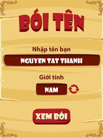 Screenshot #4 pour Boi ten - Boi tinh yeu - Bói tên - Bói tình yêu