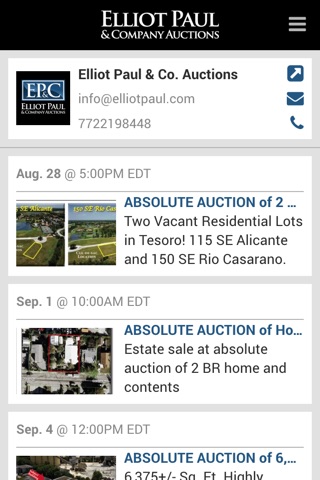 Elliot Paul Auctions screenshot 2