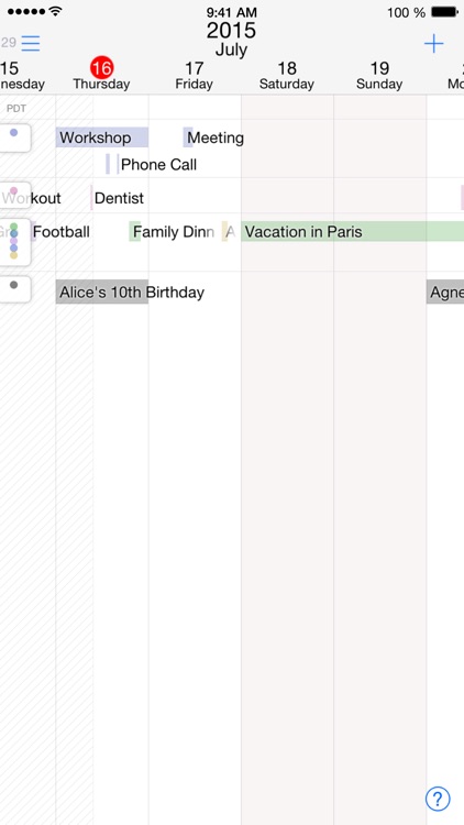 Lookahead - Timeline Calendar and Planner