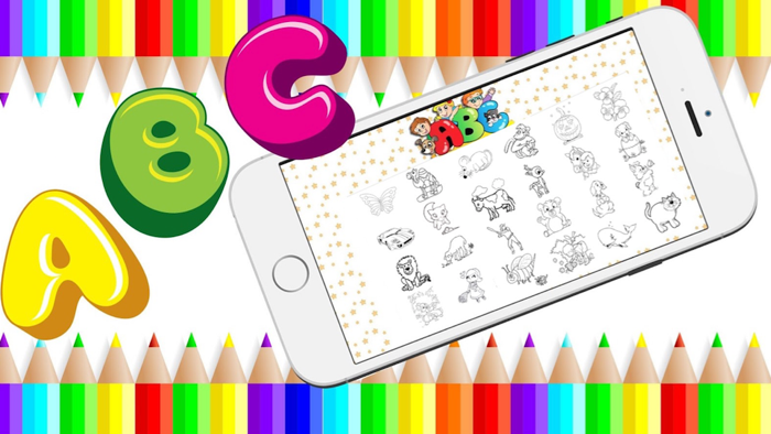 ABC Draw Color - Draw Paint Doodle Sketch for Preschool Kid