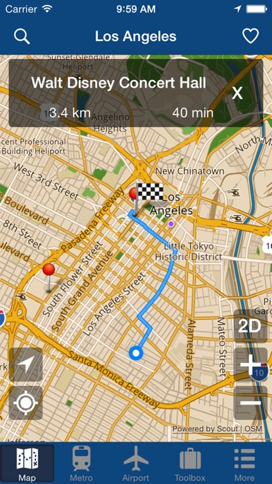 ロサンゼルスオフライン地図 - 市メトロエ... screenshot1