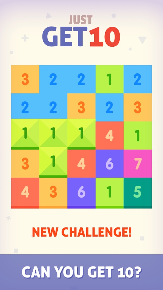 #5. Just Get 10 - Simple fun sudoku puzzle lumosity game with new challenge (iOS) โดย: Veewo Games