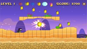 Mini Ninja Heroes Run and Jump : 2d Fun Game screenshot