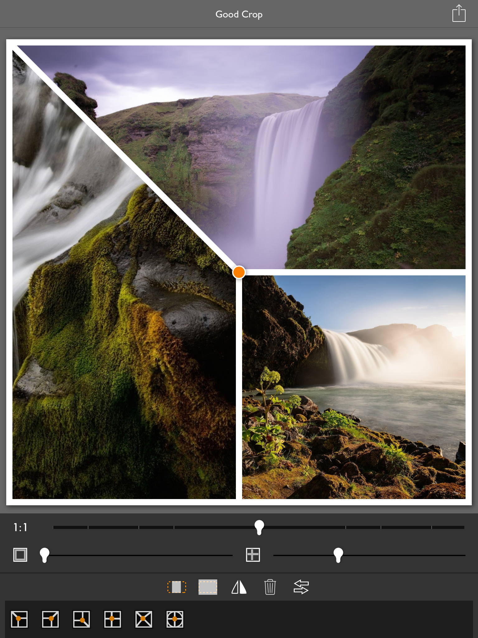 Good Crop - A simple photo collage, crop and image resize app screenshot 4