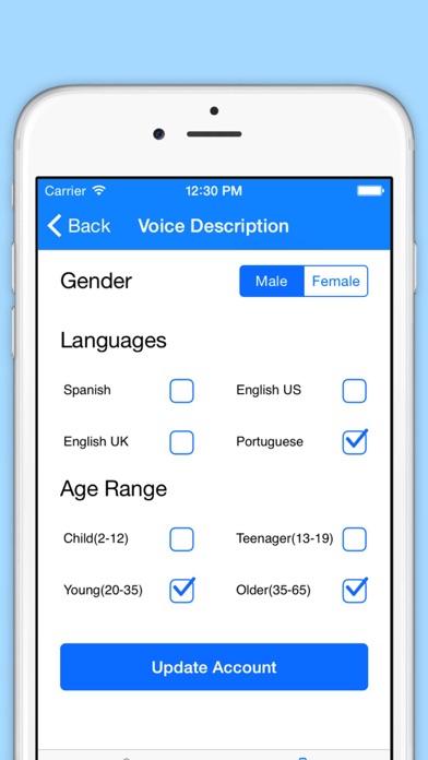 App screenshot