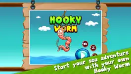 Game screenshot Hooky Worm The challenging Game to get coins and catch a fish For Kids. mod apk