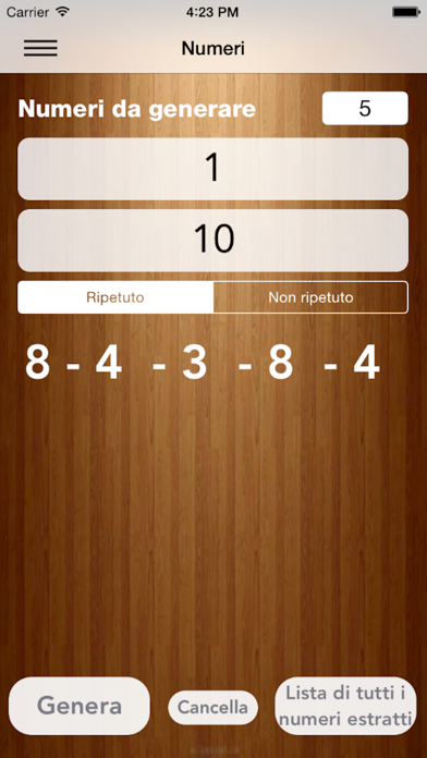 Screenshot #1 pour Randomizer PRO
