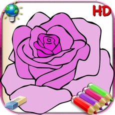 Activities of Coloring Book for Girls for iPad with colored pencils - 36 drawings to color with princesses, fairie...