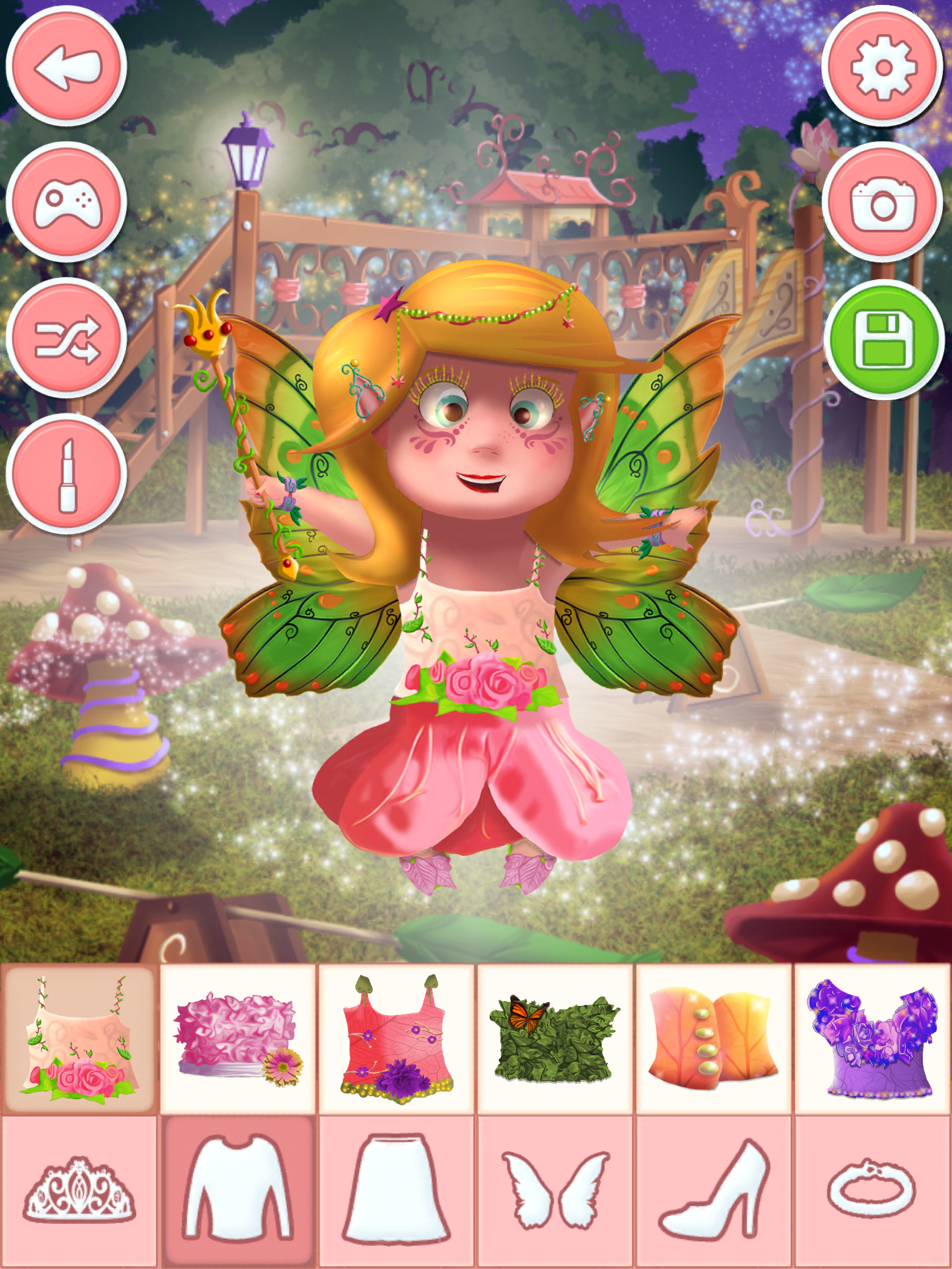 Fairy Salon Dress Up and Make up Games for Girls screenshot 9