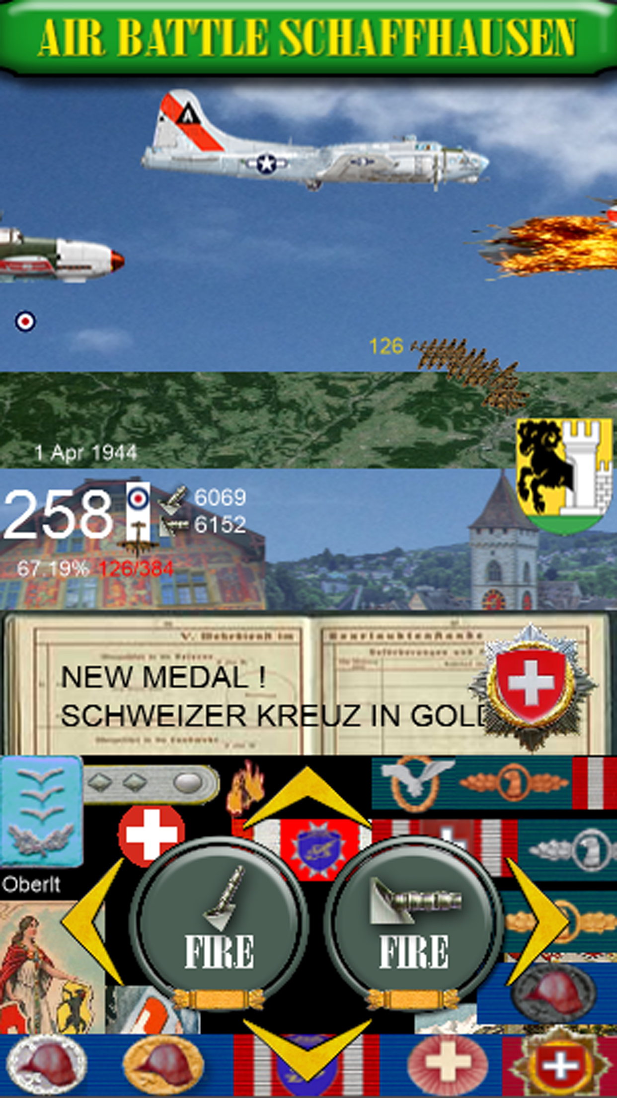 Schaffhausen 1944 Swiss Air Battle 1944 screenshot 4