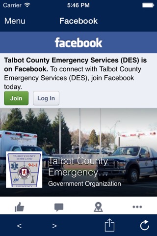 Talbot County MD DES screenshot 2