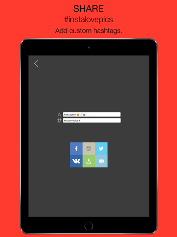 Insta Love Pics – Well designed frames & stickers for peace and joy. iPad screenshot 5 - Photo & Video app