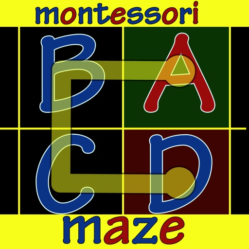 Montessori Alphabet Maze Free icon