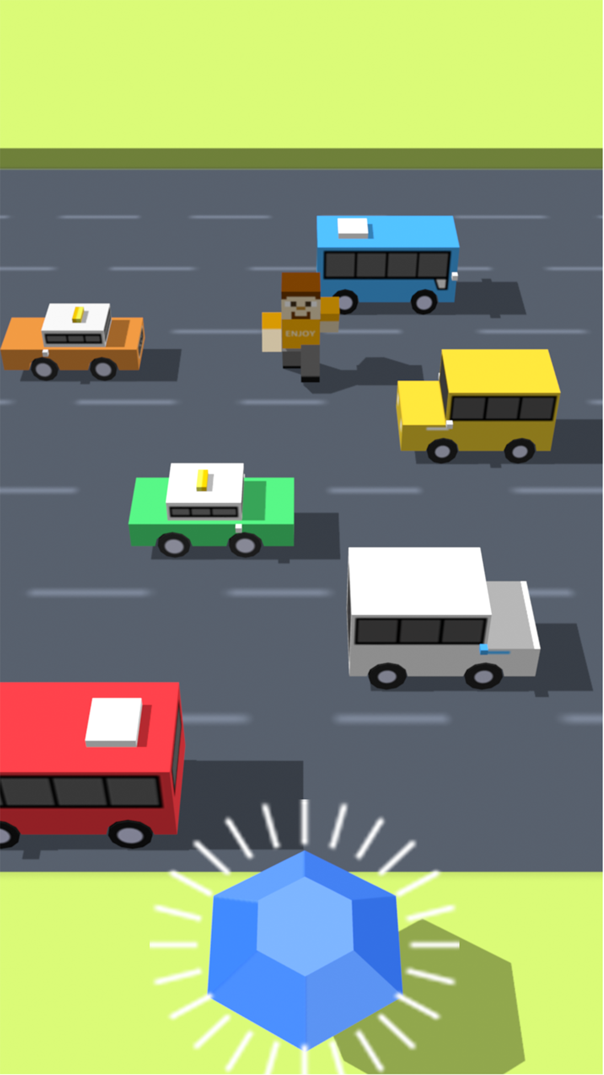 Cross Road Don't Crash 3D - Endless Arcade Games screenshot 3