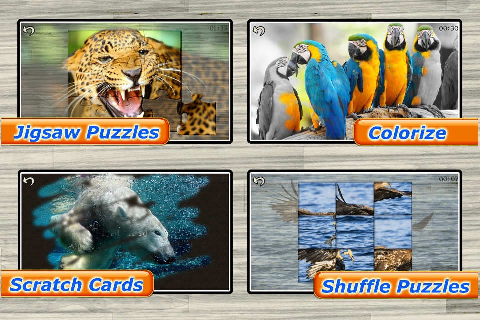 Amazing Wild Animals - Best Animal Picture Puzzle Games for kids screenshot 2