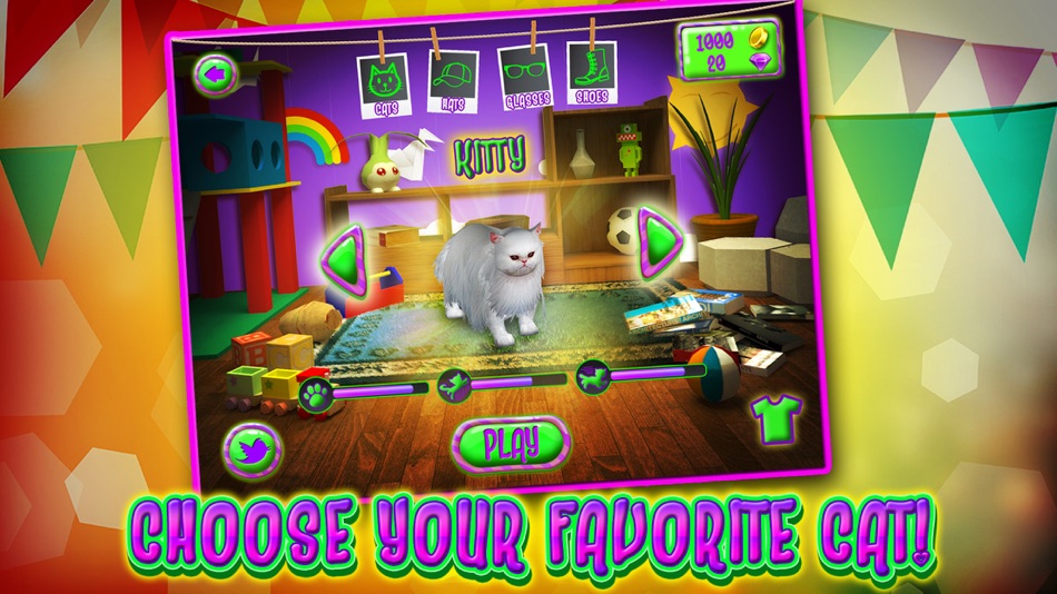 #4. Cat Frenzy 3D (iOS) 由: Tap2Play, LLC (Ticker: TAPM)