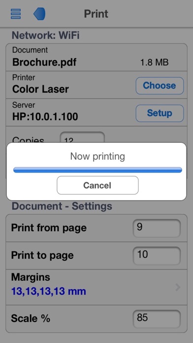 Screenshot #3 pour PrintCentral for iPhone