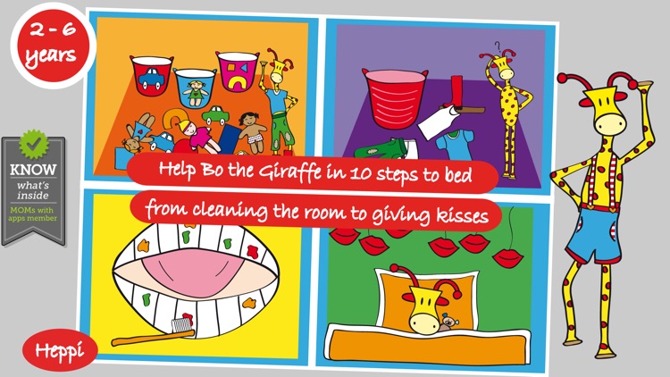 Bo's Bedtime Story - FREE Bo the Giraffe App for Toddlers and Preschoolers! screenshot-0