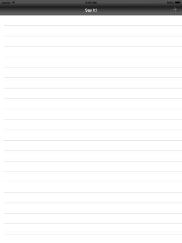 Say It - Memo Soundboard iPad screenshot