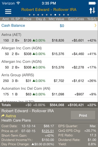 Dow Wealth Management Mobile screenshot 3