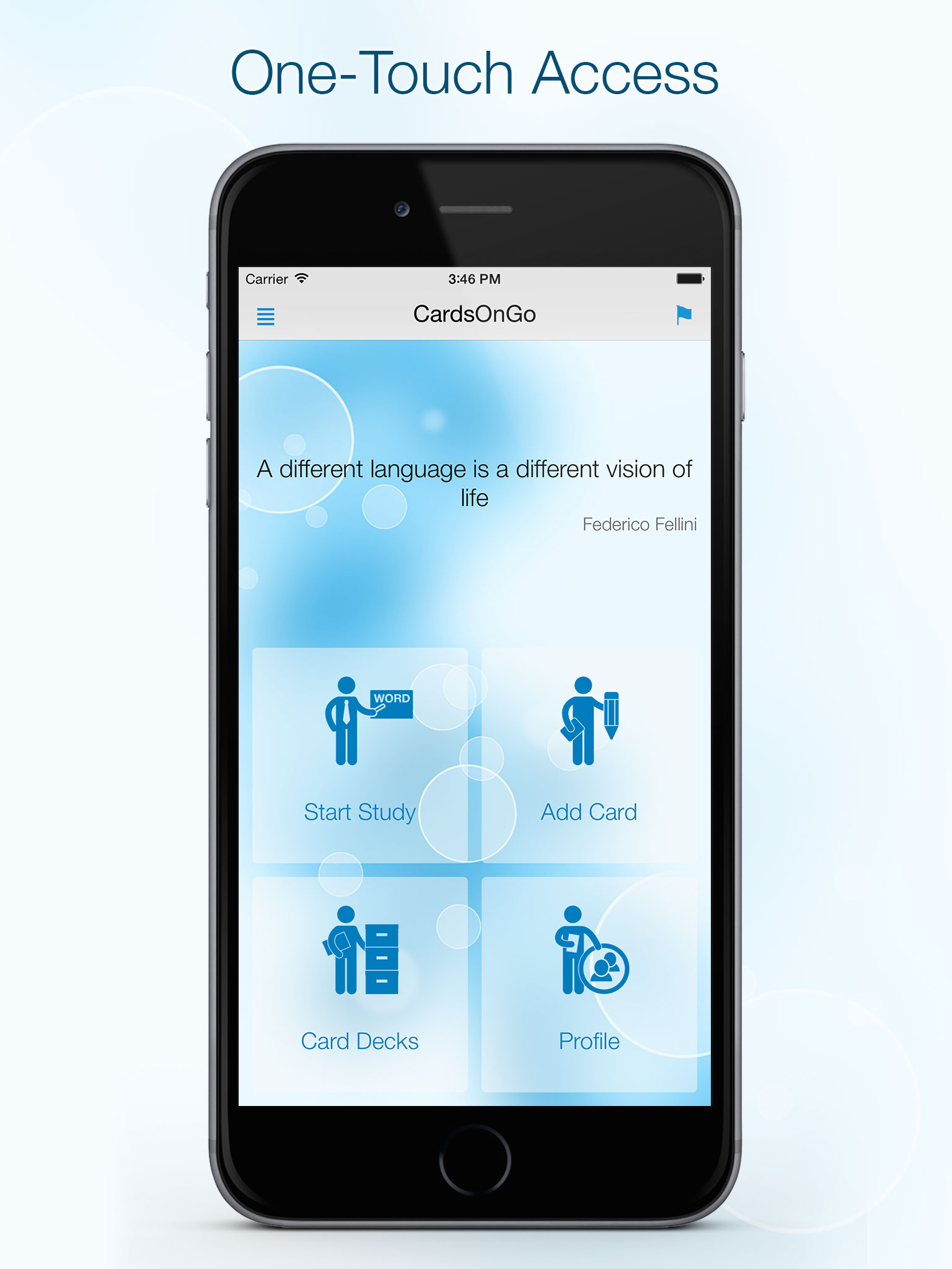 Cards On The Go: foreign language words memorization app with offline dictionaries