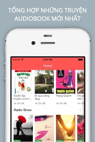 AudioBooks - Ứng Dụng Nghe Truyện Online. screenshot 2