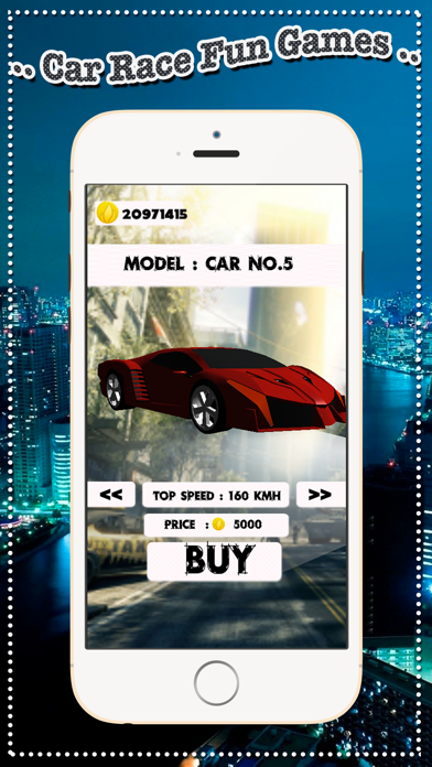 Screenshot #1 pour Voiture course Fun Games - route tous de super puissance