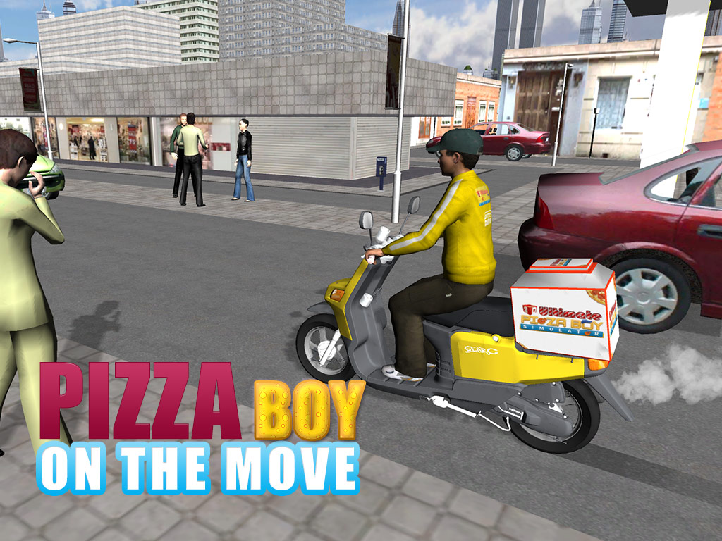 3D Ultimate Pizza Boy Simulator - Crazy motor bike rider and parking simulation adventure game screenshot 8