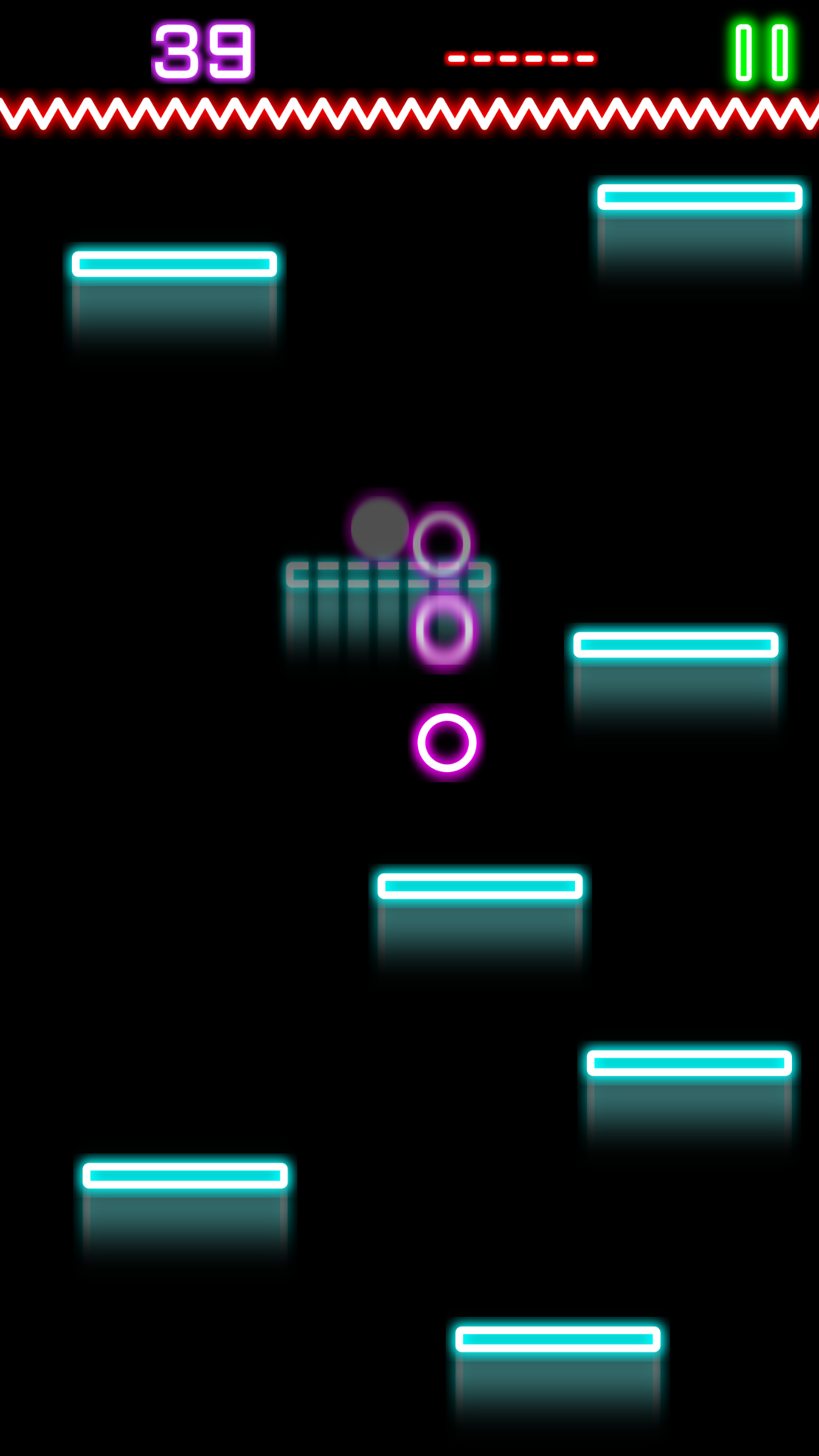 Rock Hero Drop in glowing light shaft scrolling at speed screenshot 4