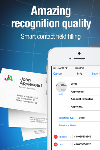 Business Card Reader - náhled