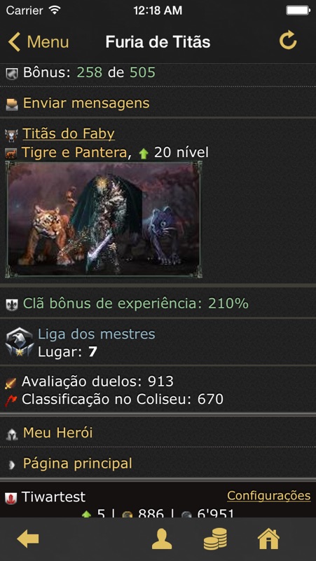 Furia de Titãs RPG screenshot 2