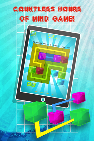 Jelly Cube Pipe Link Match screenshot 2