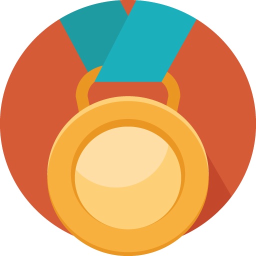 Gold Medal Badge