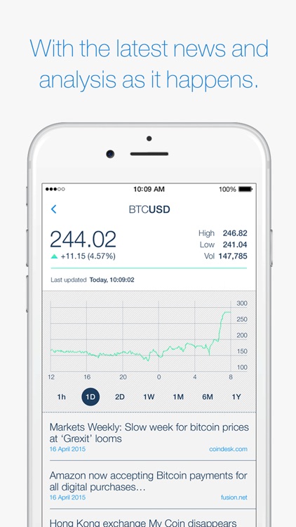 HCL CoinWatch - Bitcoin Crypto Coin Prices at a Glance