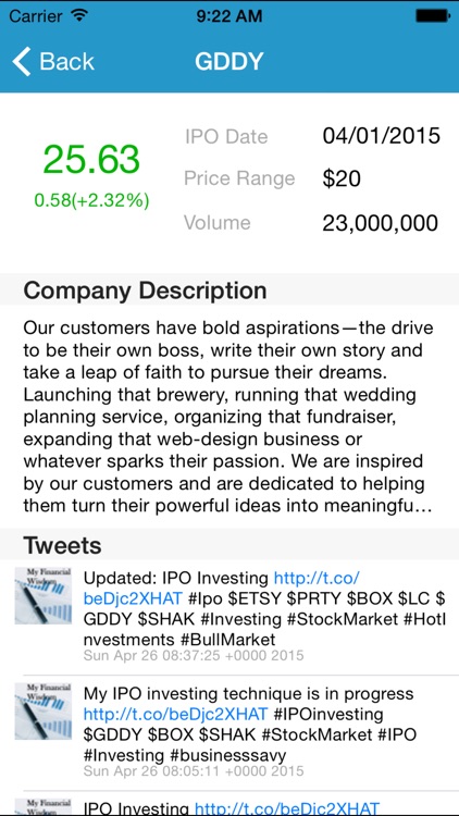 IPO Calendar screenshot-3