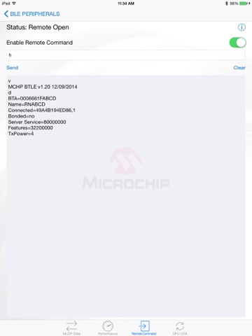 Bluetooth Smart Data iPad screenshot