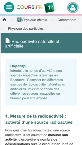 Game screenshot Cours.fr 1S hack