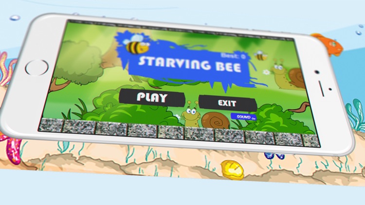 Starving crazy honey bee fly leader