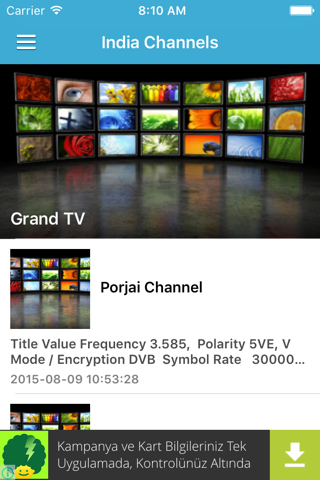 India TV Channels Sat Info screenshot 2