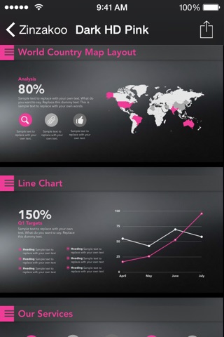Zinzakoo for Keynote (Templates) screenshot 4