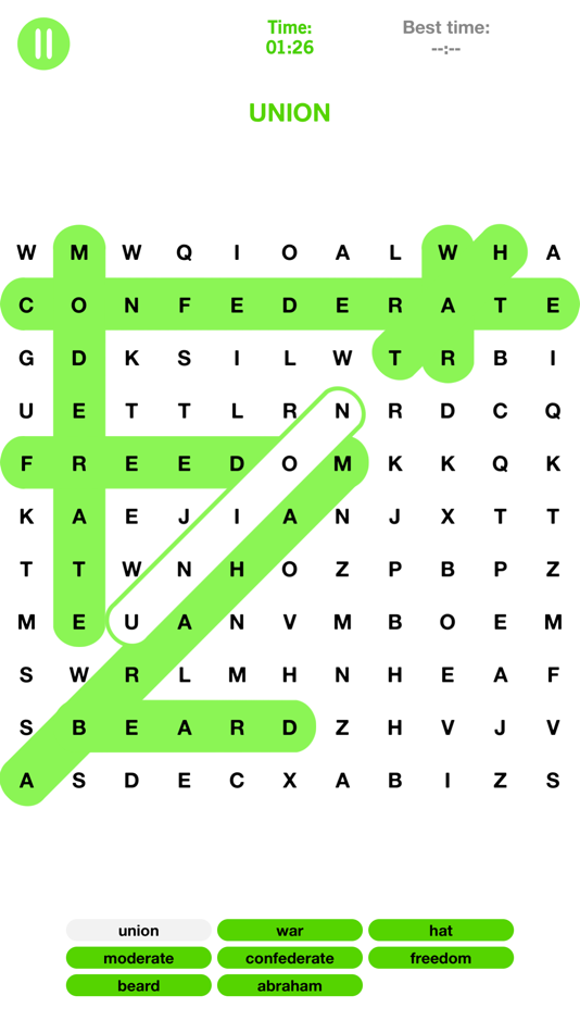 #3. Word Search - Find All the Hidden Words Puzzle Game (iOS) 由: Nicholas Detwattananun