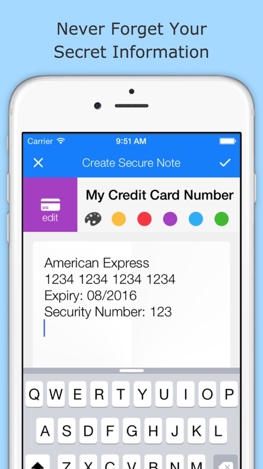 #2. Secure Notes - Simple Protected Notes (iOS) 由: Ruby Boyarski