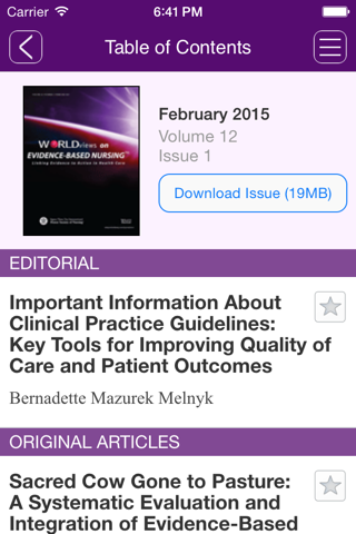 Worldviews on Evidence-Based Nursing App screenshot 3